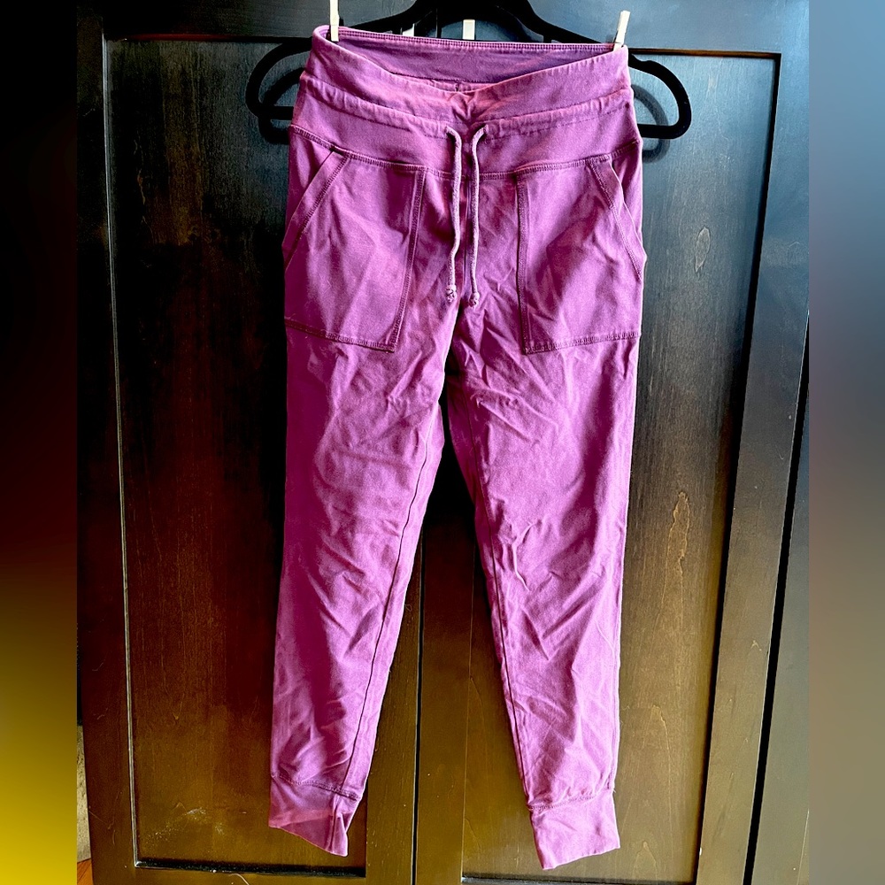Wild Fable women’s small jogger style legging, purplish/maroonish, gently worn.